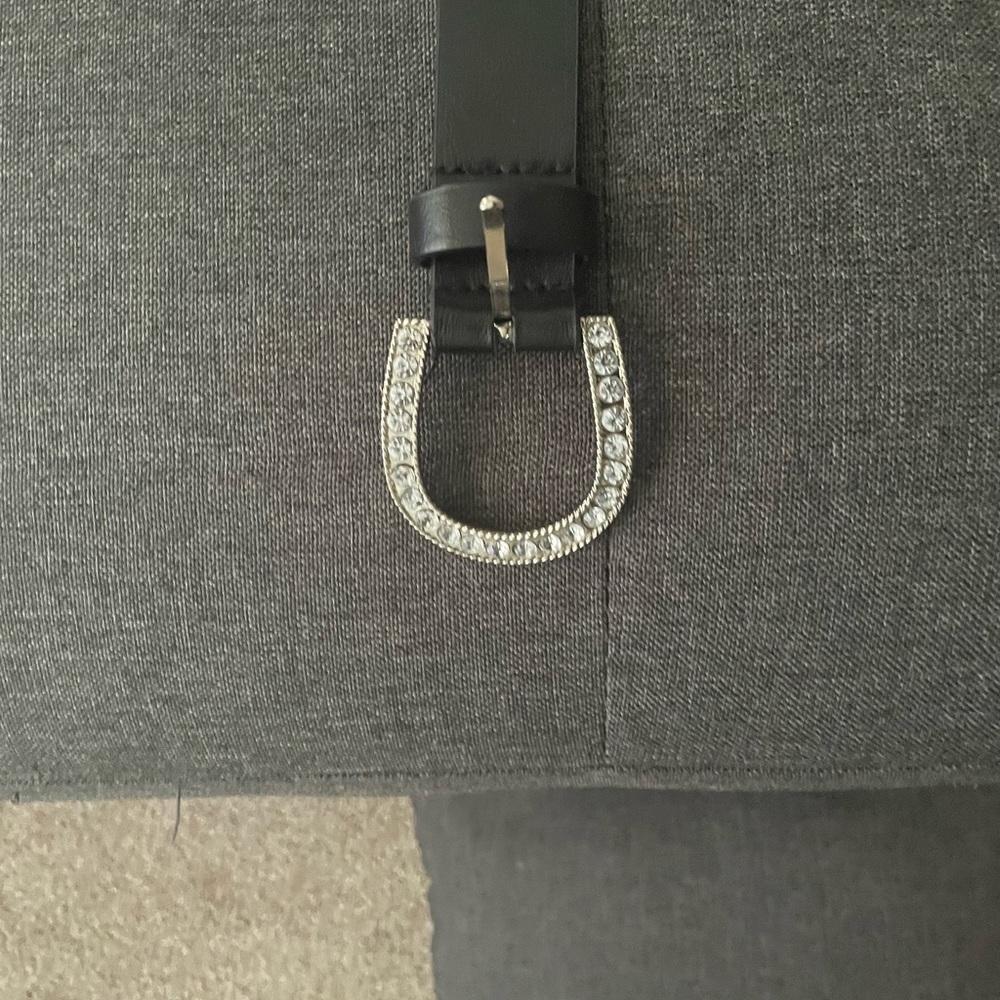 Bling belt 2xl black